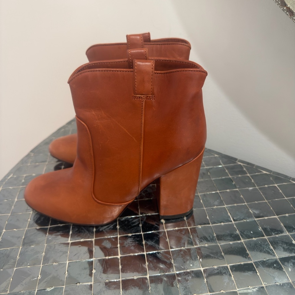 Laurence Dacade Tan Heeled Boots